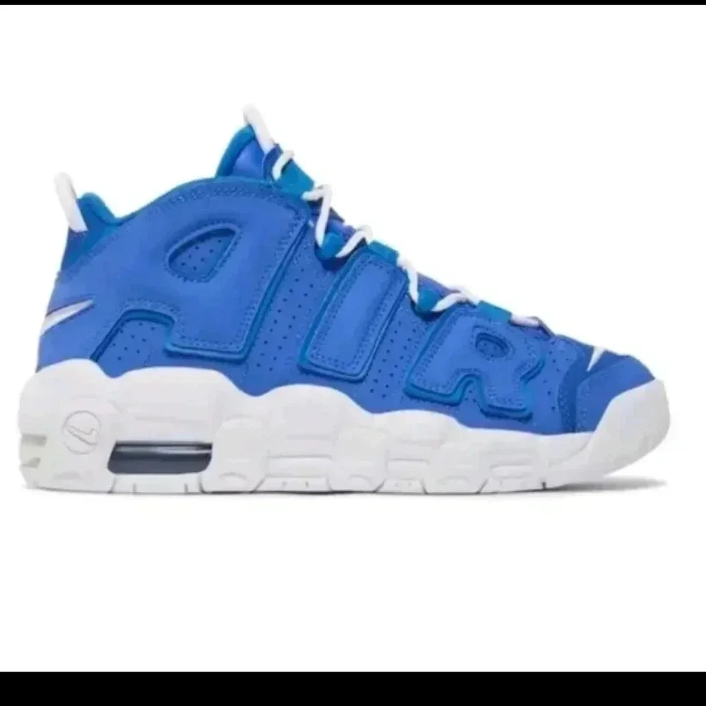 Nike Youth Blue And White Air More Uptempo Sneaker 6.5 Y 8W